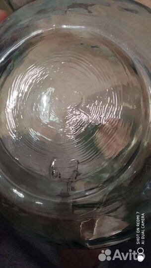 Банка 10 литров стеклянная СССР бутыль(старая)