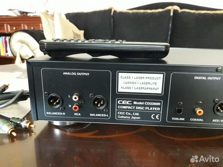 CD проигрыватель балансный, Hi-Fi, C.E.C.-3300R