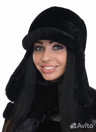 Новая ушанка из мутона
