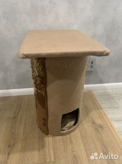 Домик для кошки/когтеточка за шоколадку