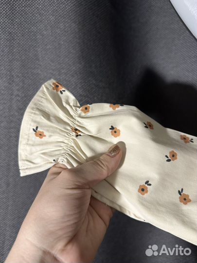 Платье для девочки на 1-2 года экохлопок