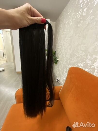 Накладной хвост черный