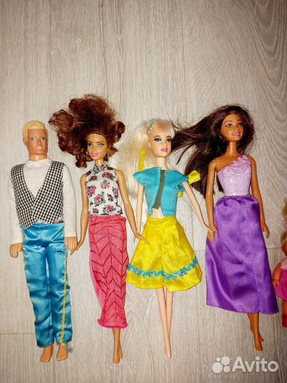Кукла барби 5 штук. Эльза и др