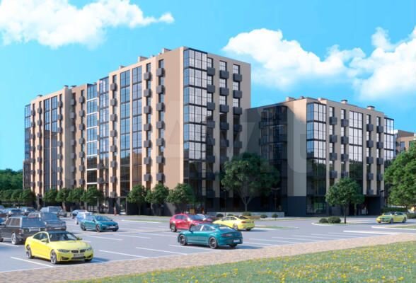 2-к. квартира, 53 м², 2/7 эт.