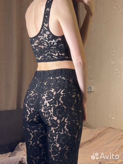 Костюм bershka летний кружево 44-46