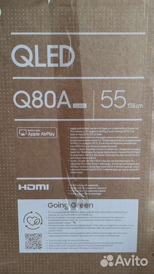 Телевизор Samsung QE55Q80aauxce