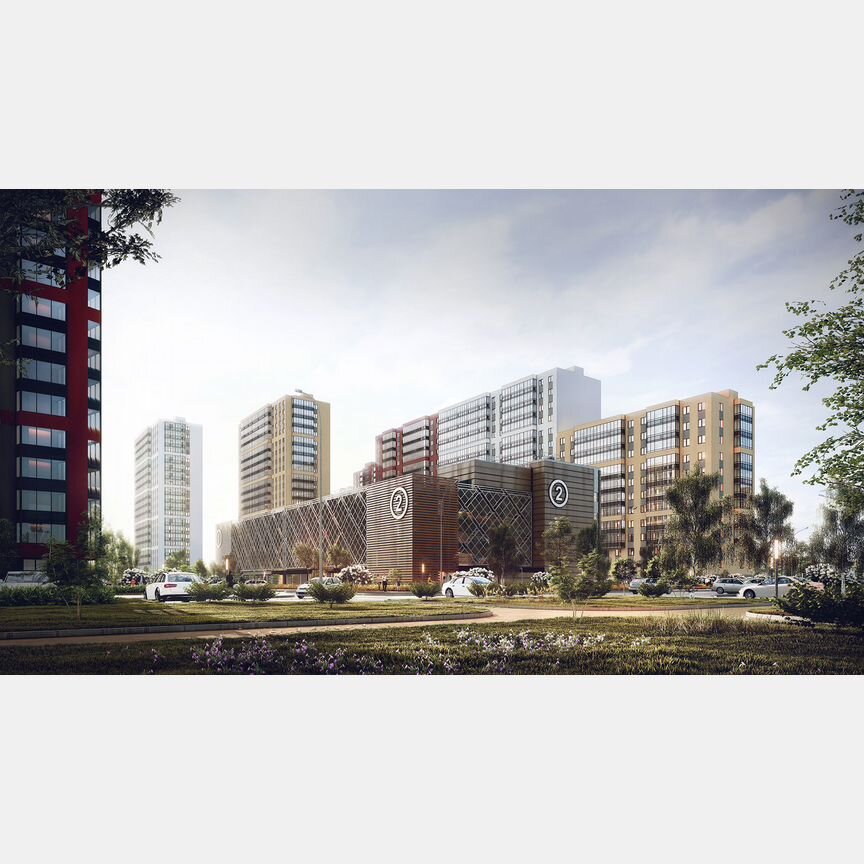 2-к. квартира, 48,6 м², 13/21 эт.