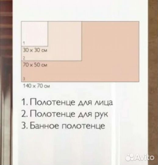 Набор махровых полотенец