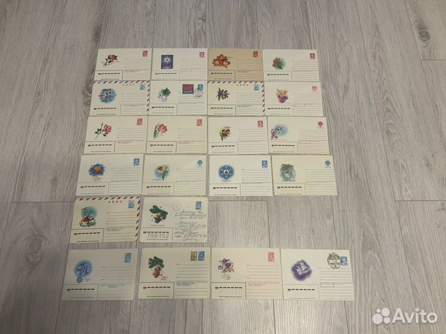 Конверты СССР Коробова чистые