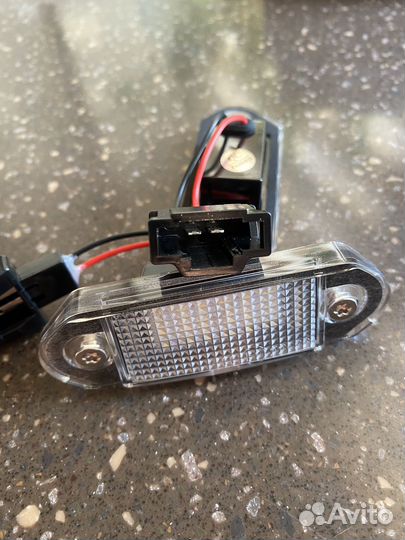 Подсветка номера Skoda Octavia 1