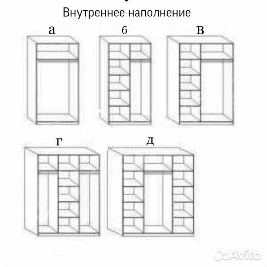 Шкафы купе новые