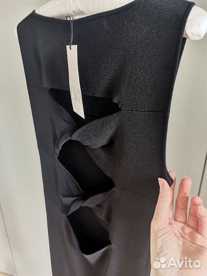 Новое платье Zara из вискозного трикотажа