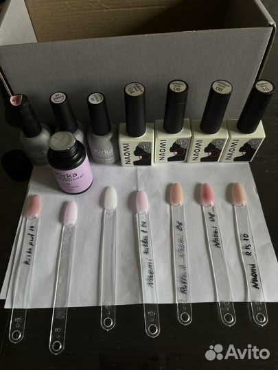 Гель лаки для маникюра набор бу