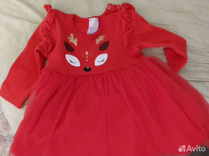 Платье для девочки 86
