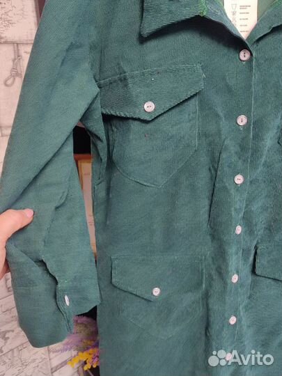 Платье вельветовое