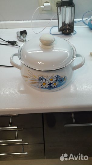 Кастрюли эмалированные