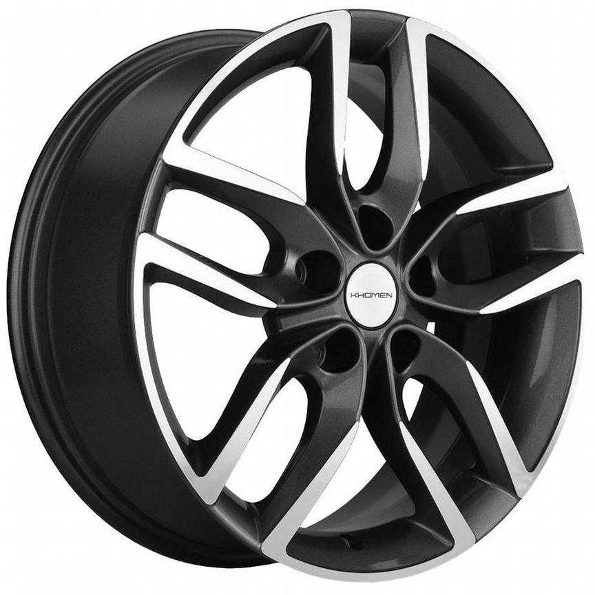 Диски Khomen KHW1708 6.5x17 5x114.3 ET37 D66.6 Gray-FP
