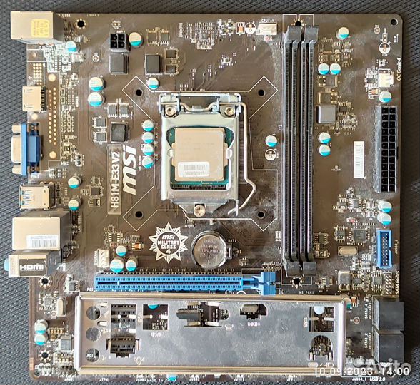 Материнская плата с процессором 1150