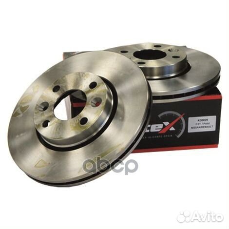 Диск тормозной renault megane 02- /clio 05- пе