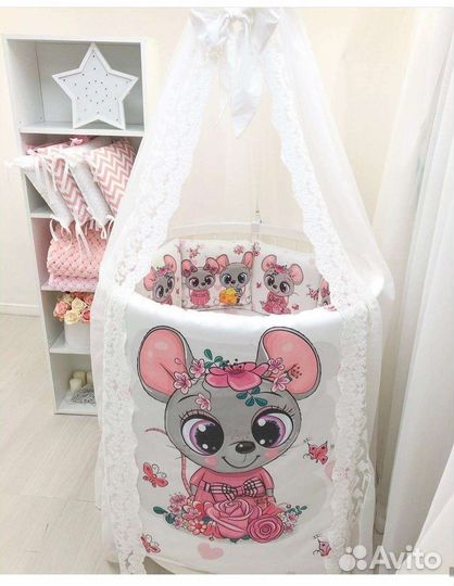 Бортики в детскую кроватку