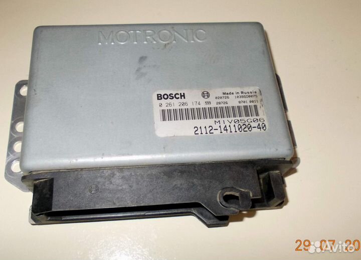 Эбу bosch 2112-1411020-40 с проводкой
