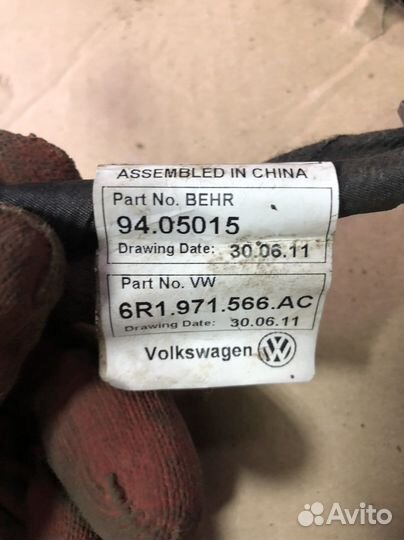 Реостат печки Volksvagen Polo