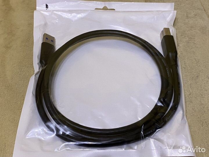 Кабель USB 3.0 Type-A — Type-B (1 метр)