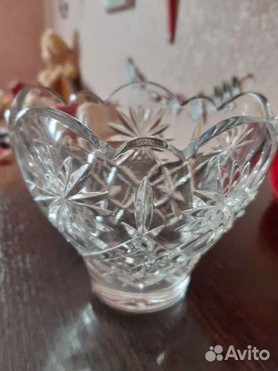 Салатница хрустальная СССР