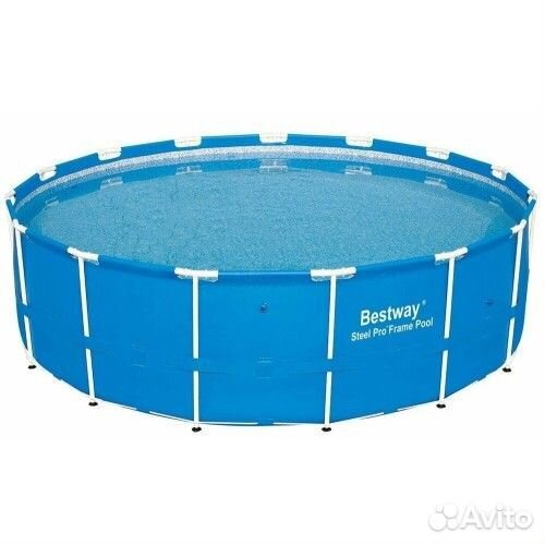 Каркасный бассейн Bestway 427х132 см + лестница (5