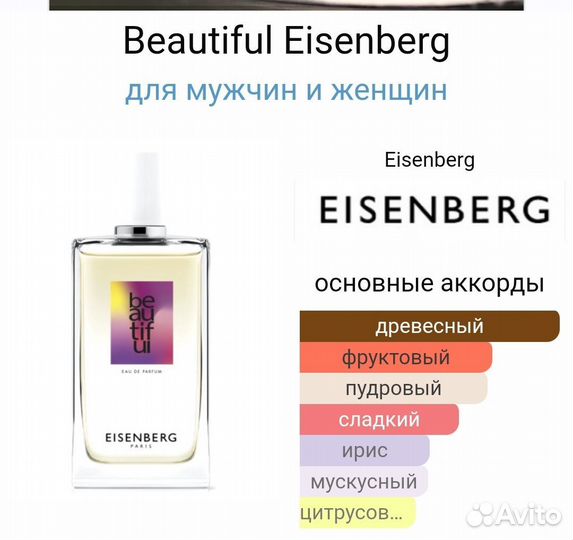 Духи Eisenberg Jose, Im, Beautiful, Happy