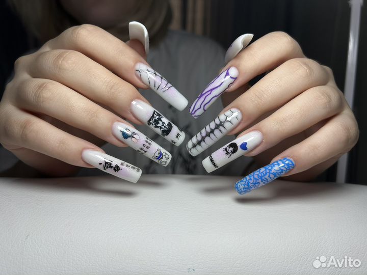 Маникю, наращивание ногтей, педикюр