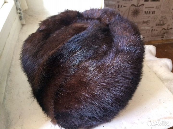 Шапка норковая женская