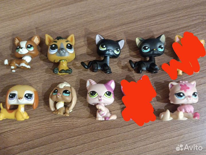Littlest Pet Shop стоячки, собаки, кошки