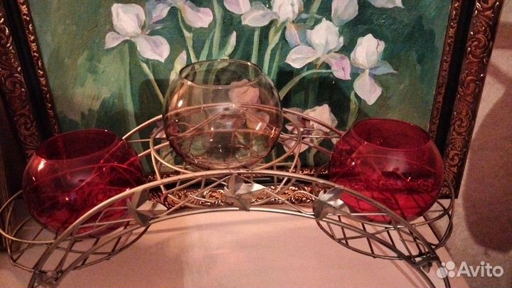 Подставка для цветов металлическая