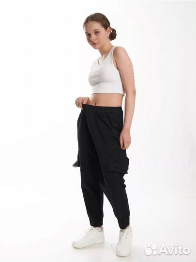 Брюки для девочки джинсовые 128-170