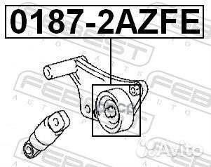 Ролик приводного ремня toyota RAV IV, avensis