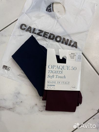 Гетры+колготки calzedonia 10-12л темно-синие