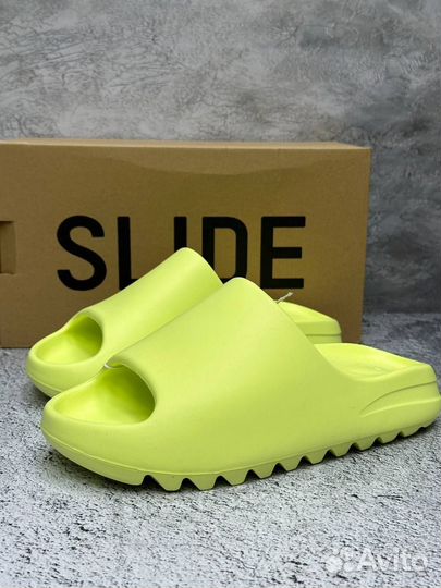 Шлепки Adidas Yeezy slide yellow