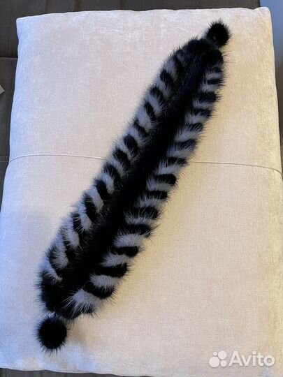 Повязка меховая на голову женская