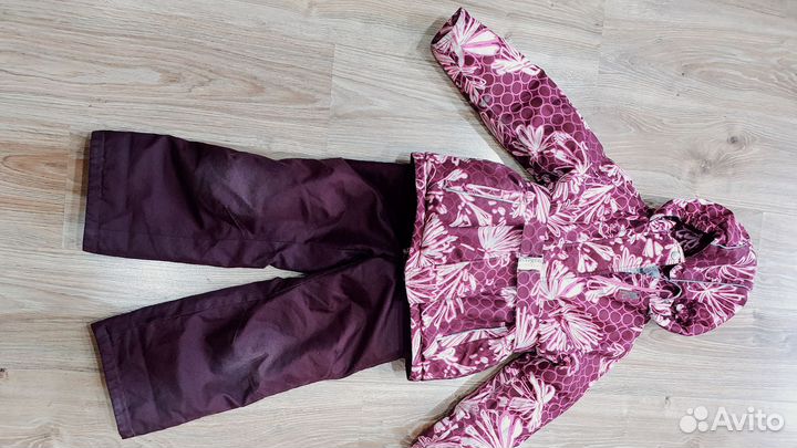 Зимний костюм для девочки 116 122