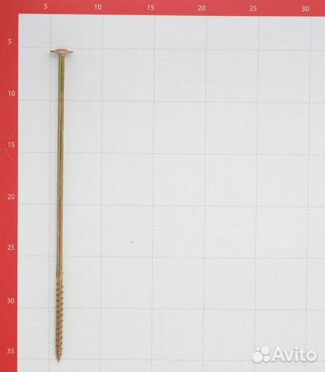 Саморезы по дереву 300x8,0 мм тарельчатая головка