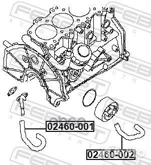 Патрубок системы охлаждения Febest 262 6PK1120