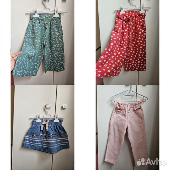 Джинсы юбка кюлоты для девочки