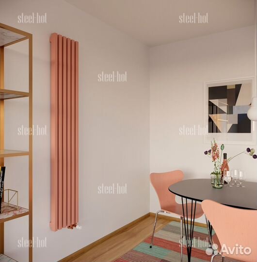 Вертикальный дизайн радиатор Steel V от производит