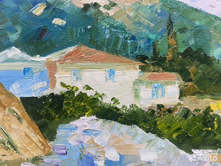 Картина маслом морской пейзаж