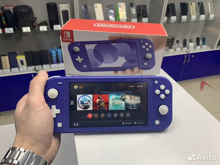 Nintendo Switch Lite с играми