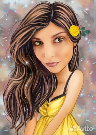 Арт аватарки, арт по фото, клипы, глиттер фото