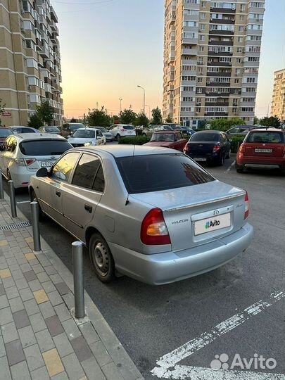 Hyundai Accent 1.5 МТ, 2007, 190 000 км