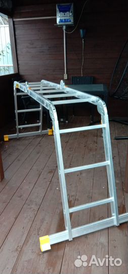 Лестница телескопическая стремянка, трансформер