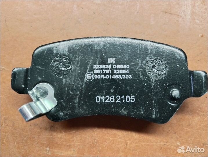 Колодки тормозные/задние